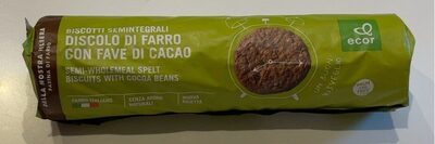 Discolo di farro con fave di cacao