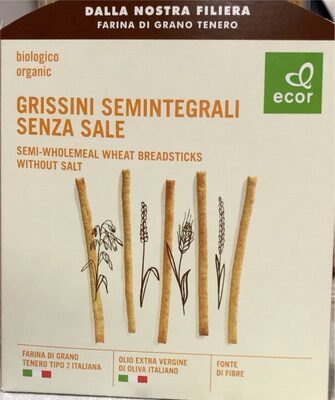 Grissini Semintegrali senza sale