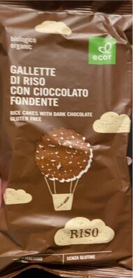 Gallette di riso con cioccolato fondente