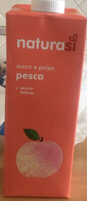 Succo e polpa di pesca