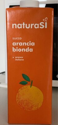 Succo arancia bionda