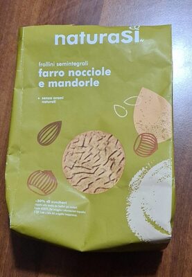 Frollini semintegrali farro nocciole e mandorle