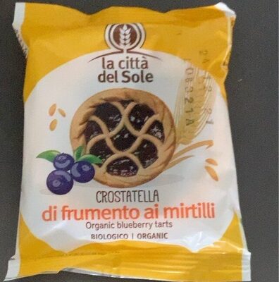 Crostatella di frumento ai mirtilli