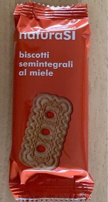 Biscotti semintegrali al miele