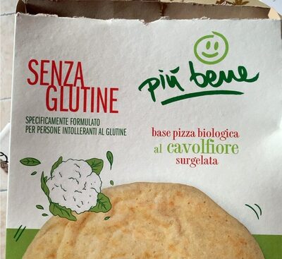 Base pizza biologica al cavolfiore front packaging