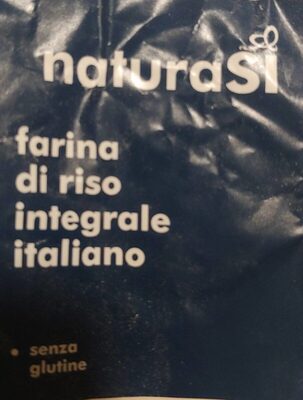 Farina di riso integrale italiano