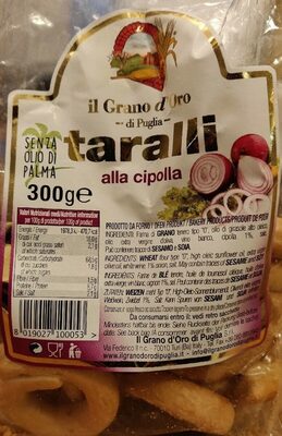 Taralli alla cipolla