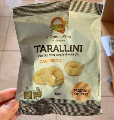 Tarallini caserecci front packaging