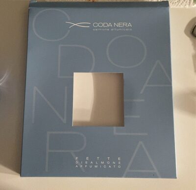 Coda nera salmone affumicato