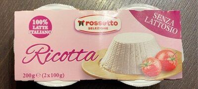 Ricotta senza lattosio