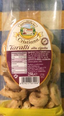 Taralli alla cipolla
