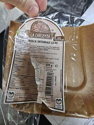 Tigella fresca integrale 12 pz.