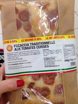 Focaccia tomates cerises