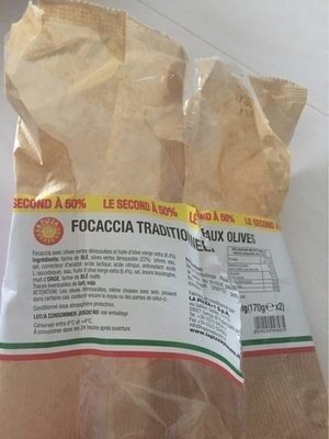 Foucaccia aux olives