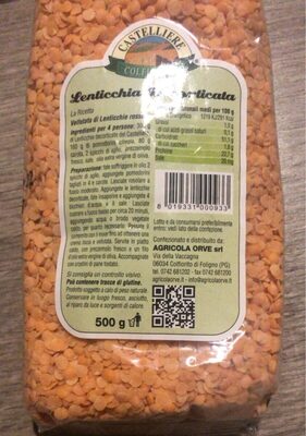 Lenticchie rosse decorticate