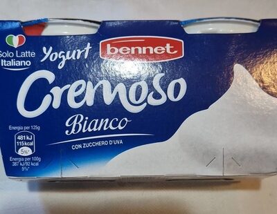 Yogurt Bennet cremoso bianco