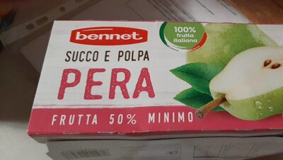 Secondo e polpa di pera