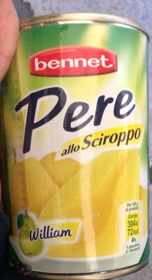 Pere allo sciroppo