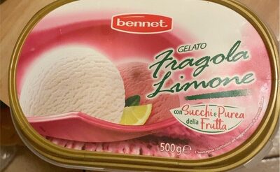 Gelato fragola e limone
