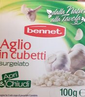 Aglio in cubetti