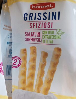 Grissini sfiziosi front packaging