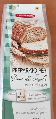 Preparato per pane alla segale