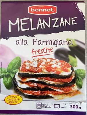 Melanzane alla parmigiana fresche front packaging