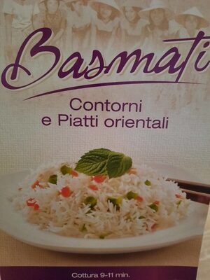 Riso basmati front packaging
