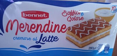 Merendine cremose al latte