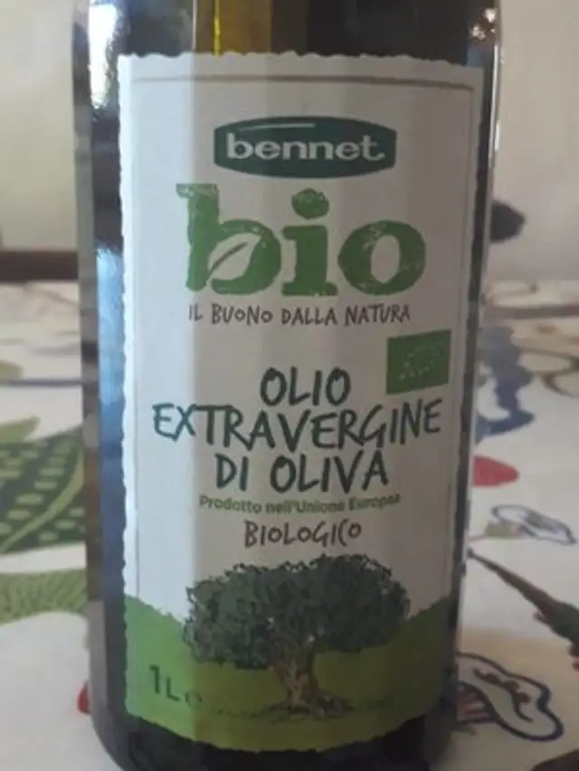 Olio extravergine di oliva biologico front packaging