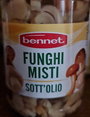 Funghi misti sott'olio front packaging