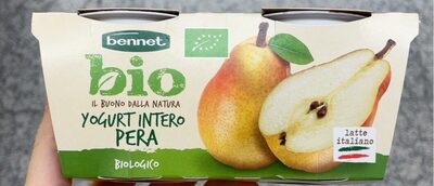 Yogurt intero pera BIO front packaging