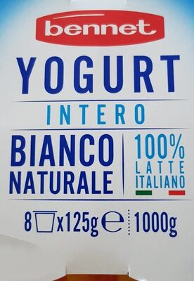 Yogurt intero bianco naturale