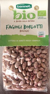 Fagioli Borlotti Bio front packaging