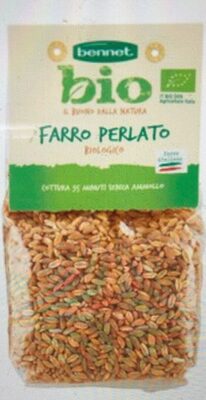 Farro perlato biologico front packaging