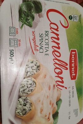 Cannelloni ricotta e spinaci