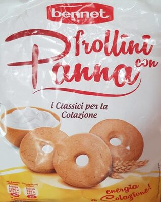 Frollini con panna front packaging