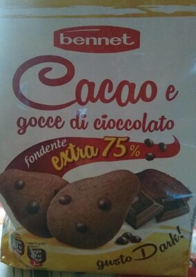 Cacao e gocce di cioccolato