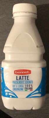 Latte parzialmente scremato front packaging