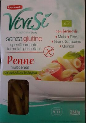 Penne multicereali senza glutine