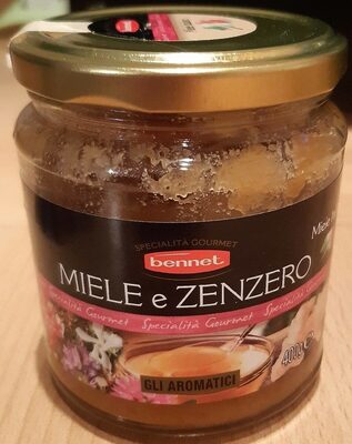 Miele e zenzero front packaging