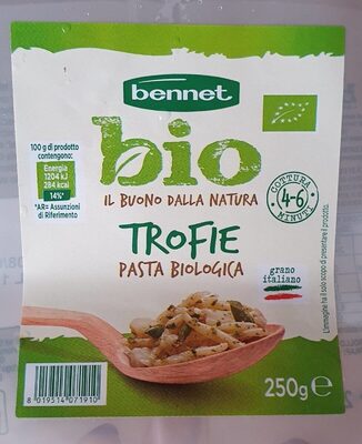 Trofie pasta biologica