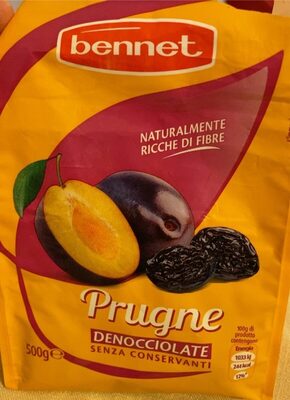 Prugne  Denocciolate SENZA CONSERVANTI front packaging