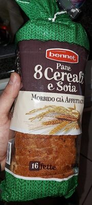 Pane 8 cereali e soia front packaging