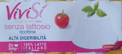ricotta senza lattosio front packaging