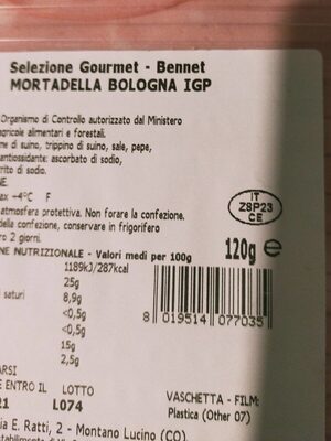 Mortadella Bologna igp