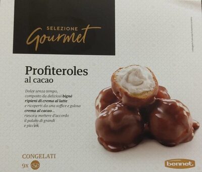 profiteroles al cacao front packaging