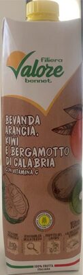Bevanda Arancia Kiwi Bergamotto front packaging