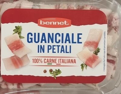Guanciale in petali