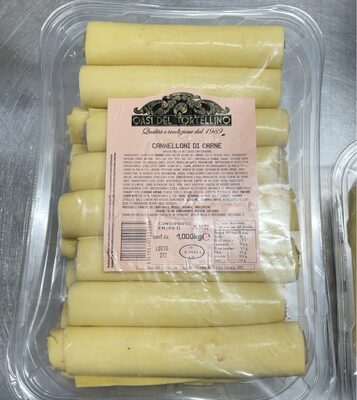 Cannelloni di carne front packaging